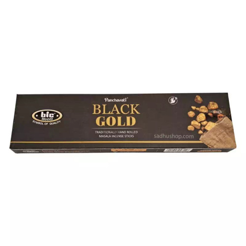عود دست ساز بلک گلد BLACK GOLD (PANCHAVATI)