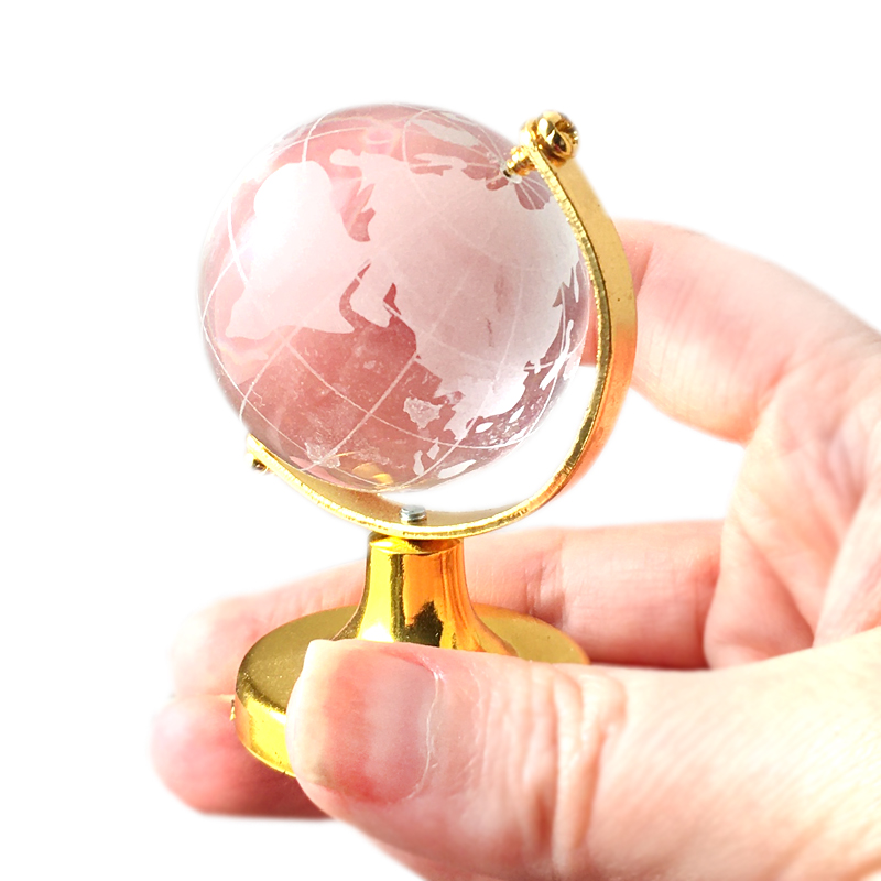 کره کریستالی کوچک طلایی