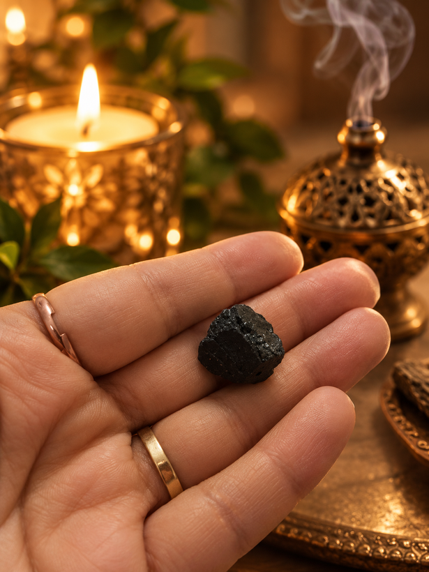 سنگ تورمالین سیاه راف سایز 7