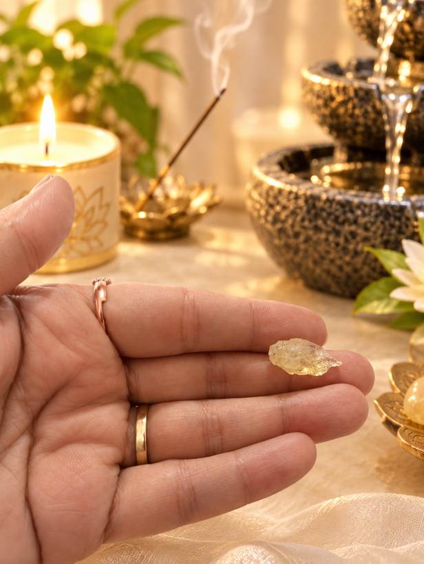 سنگ سیترین راف سایز 2